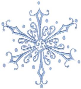 Picture of Xmas Snowflake Machine Embroidery Design