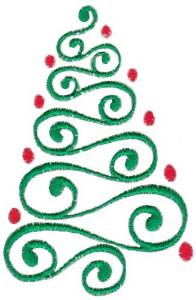 Picture of Swirly Tree Machine Embroidery Design