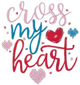 Picture of Cross My Heart Machine Embroidery Design