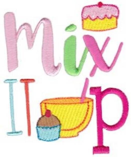 Picture of Mix It Up Machine Embroidery Design