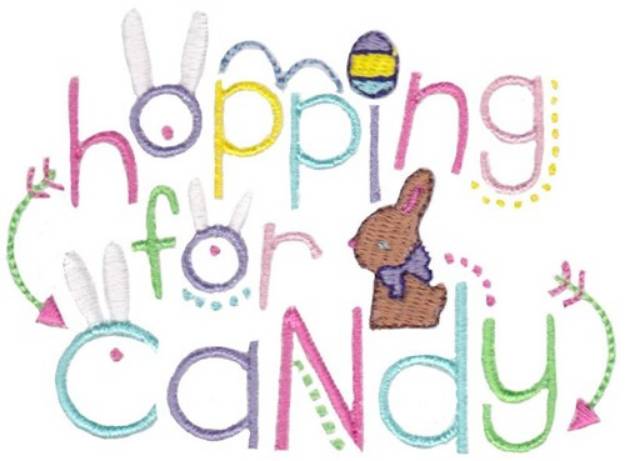 Picture of Hopping For Candy Machine Embroidery Design