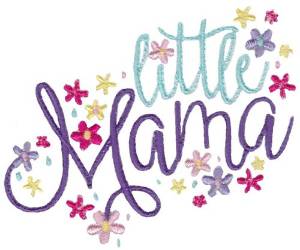 Picture of Little Mama Machine Embroidery Design