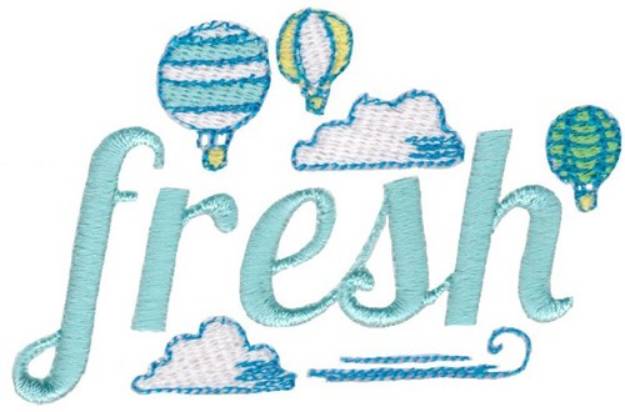 Picture of Fresh Air Machine Embroidery Design