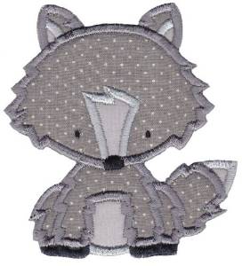 Picture of Wolf Applique Machine Embroidery Design