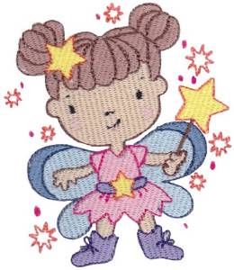 Picture of Star Fairy Machine Embroidery Design