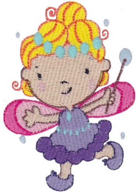 Picture of Bubble Fairy Machine Embroidery Design