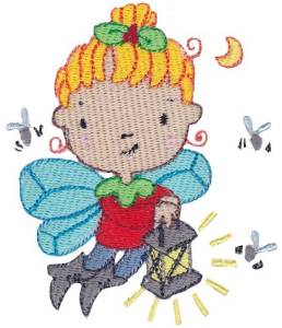 Picture of Firefly Fairy Machine Embroidery Design