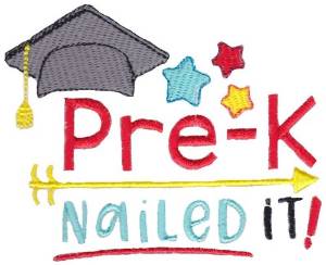 Picture of Pre-K Nailed It Machine Embroidery Design