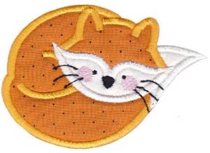 Picture of Fox Applique Machine Embroidery Design