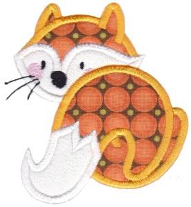 Picture of Fox Tail Applique Machine Embroidery Design