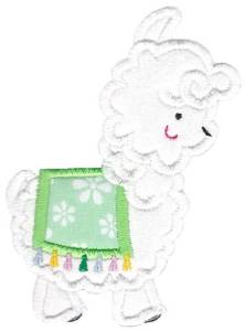 Picture of Applique Llama Machine Embroidery Design