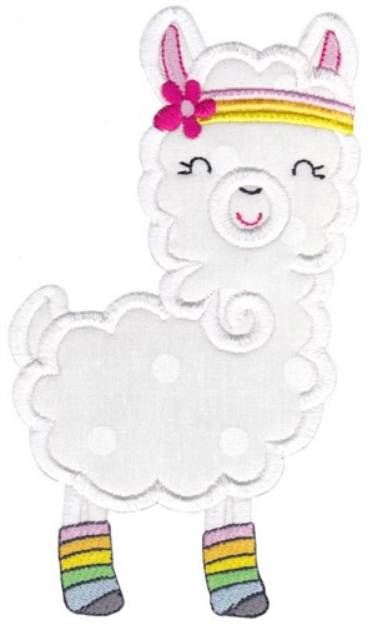 Picture of Fancy Llama Machine Embroidery Design