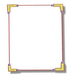 Picture of Picture Frame Machine Embroidery Design