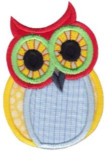 Picture of Big Eye Owl Machine Embroidery Design