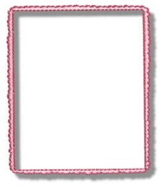 Picture of Pink Frame Machine Embroidery Design