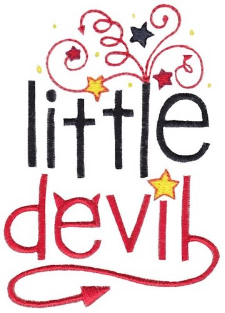 Picture of Little Devil Machine Embroidery Design