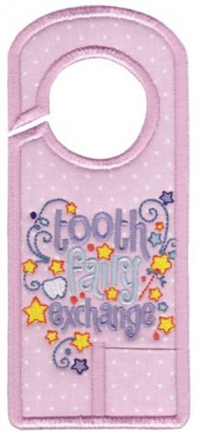 Picture of Tooth Fairy Hanger Machine Embroidery Design