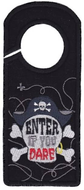 Picture of Enter If You Dare Machine Embroidery Design