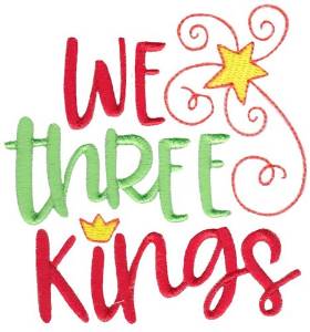 Picture of We Three Kings Machine Embroidery Design