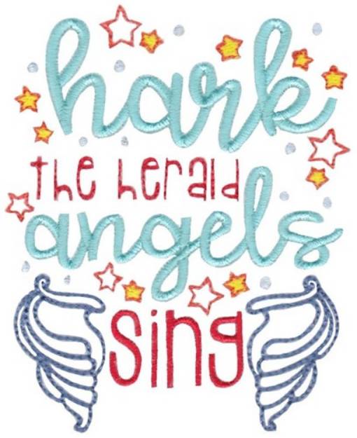 Picture of Angels Sing Machine Embroidery Design