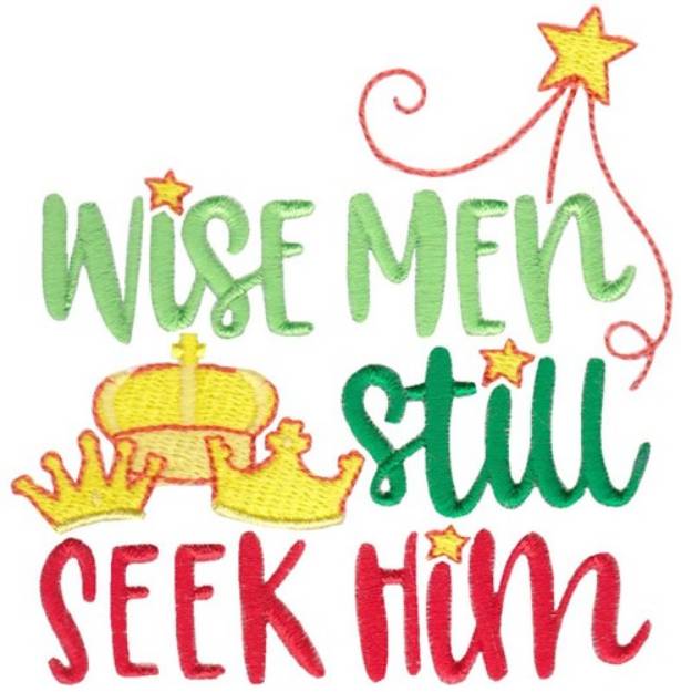 Picture of HimWise Men Still Seek Machine Embroidery Design