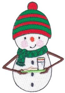 Picture of Christmas Snowmen Machine Embroidery Design
