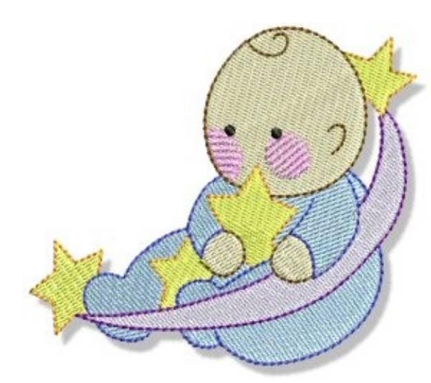 Picture of Bubbaboo Baby Bedtime Machine Embroidery Design