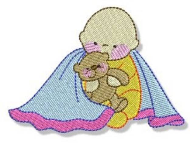 Picture of Bubbaboo Baby Naptime Machine Embroidery Design