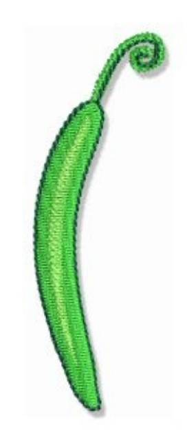 Picture of Swirly Cookbook Greenbean Machine Embroidery Design