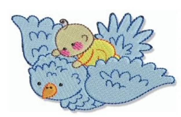 Picture of Bubbaboo In Spring & Bird Machine Embroidery Design
