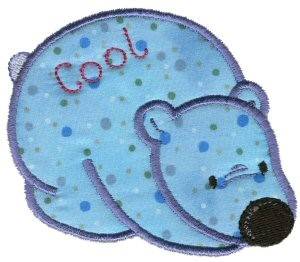 Picture of Sweet Inspirations Polar Bear Applique Machine Embroidery Design