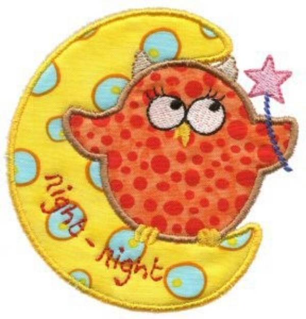 Picture of Sweet Inspirations Owl Applique Machine Embroidery Design
