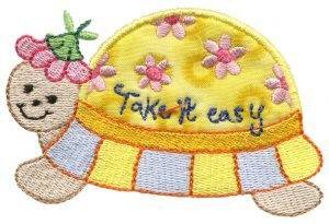 Picture of Sweet Inspirations Turtle Applique Machine Embroidery Design