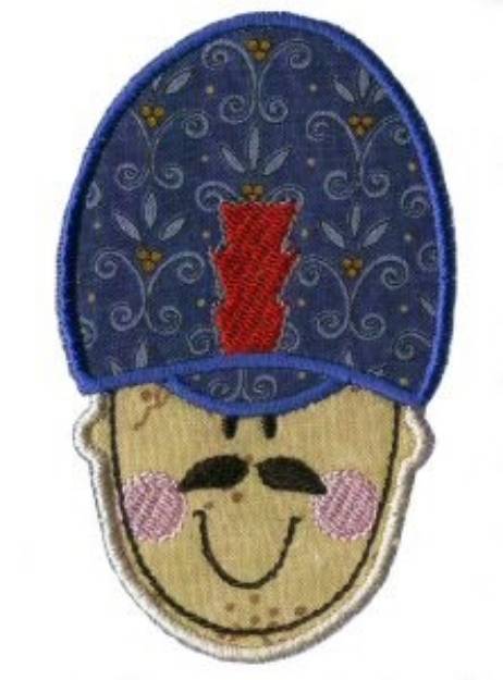 Picture of Applique Boys Toy Drummer Machine Embroidery Design