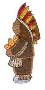 Picture of Thanksgiving Whimsy Machine Embroidery Design