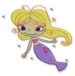 Picture of Mermaid Machine Embroidery Design