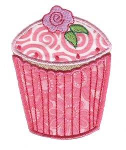 Picture of Cupcakes Applique Too Machine Embroidery Design