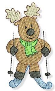 Picture of Cute Christmas Critter Machine Embroidery Design