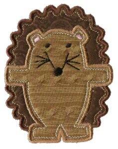 Picture of Applique Hedgehog Machine Embroidery Design