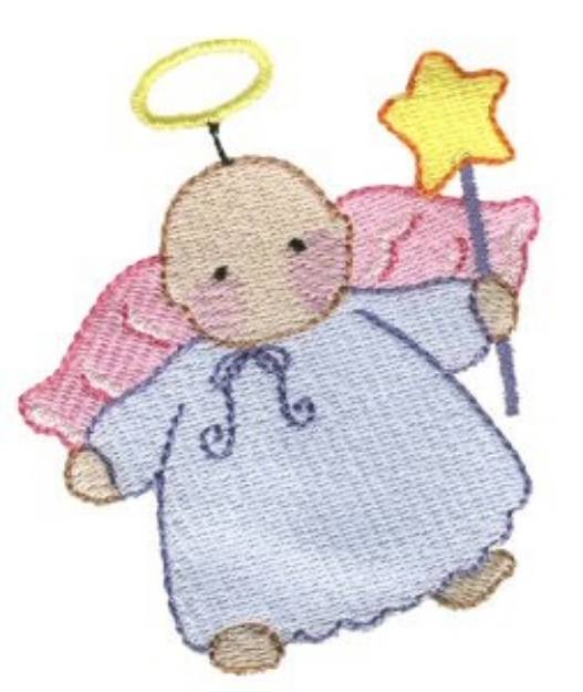 Picture of Angel Costume Machine Embroidery Design
