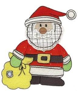 Picture of Christmas Santa Machine Embroidery Design