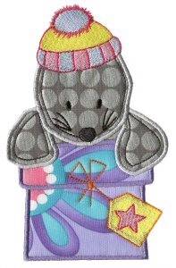 Picture of Gift Seal Machine Embroidery Design