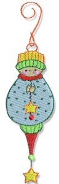Picture of Baby Ornament Machine Embroidery Design