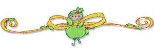 Picture of Baby Bow Machine Embroidery Design