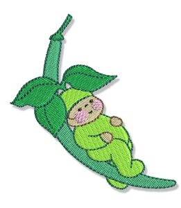 Picture of Bean Baby Machine Embroidery Design