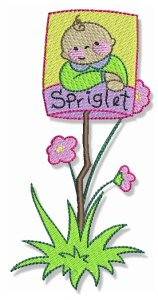 Picture of Spriglet Machine Embroidery Design