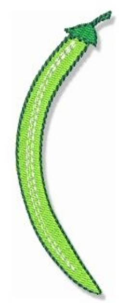 Picture of Green Bean Machine Embroidery Design