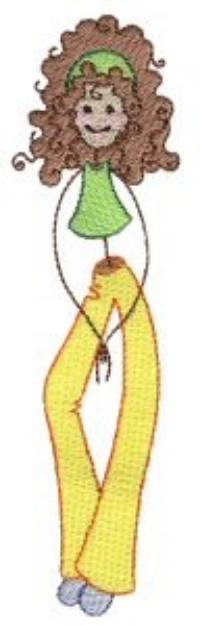Picture of Stick Lady Machine Embroidery Design