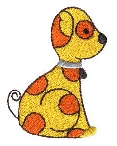 Picture of Spotted Dog Machine Embroidery Design