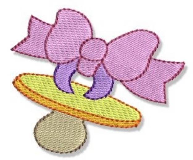 Picture of Baby Pacifier Machine Embroidery Design